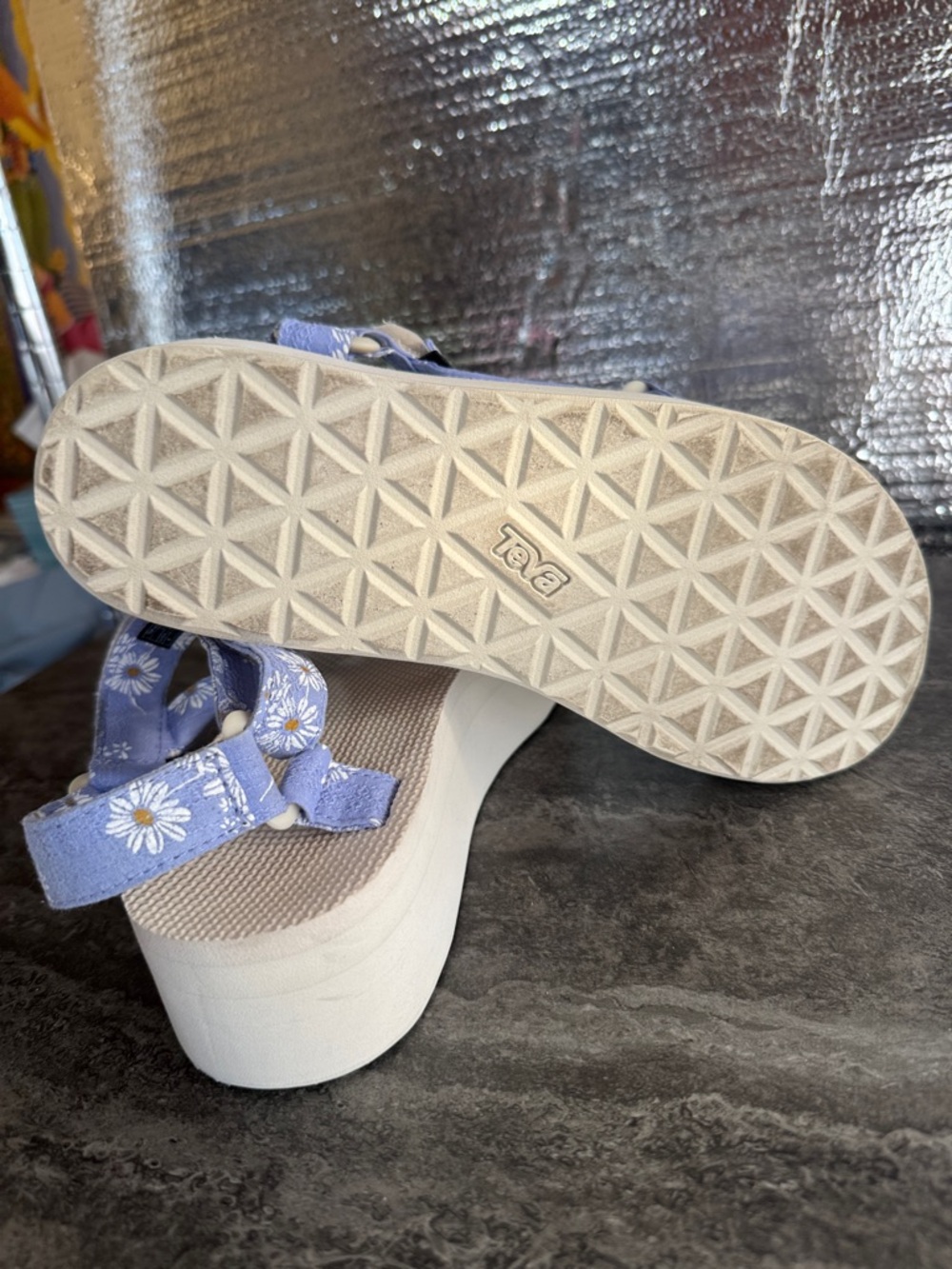 Teva Flatform Universal Gloriosa Sandal . W’S size 9 - Picture 4 of 6